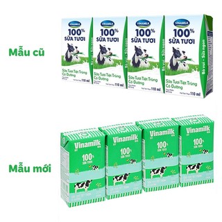 Set 2 lốc sữa Vinamilk 110ml