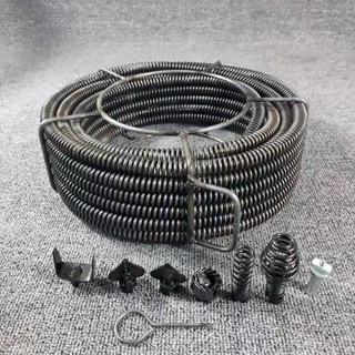 Dây lò xo thông tắc cống dùng cho máy khoan có phân loại