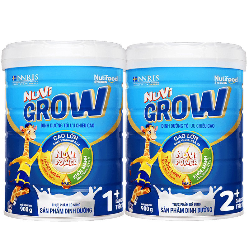 Sữa bột Nuvi Grow 2+ date 2025