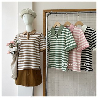 Áo thun polo sọc mã #3091