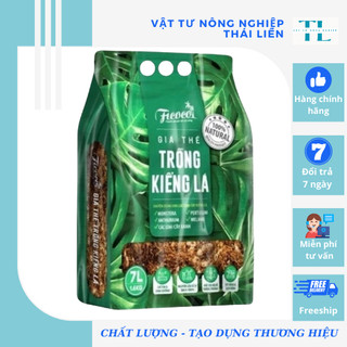 Giá thể trồng kiểng lá trộn sẵn đầy đủ dinh dưỡng, đất trồng kiểng lá, đất trồng cây trong nhà, túi 7dm3