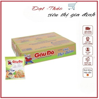 Cháo gấu đỏ vị thịt bằm thùng 50 gói*50 g