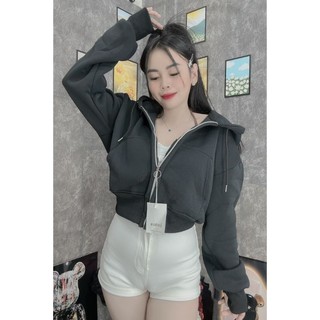 Áo khoác dáng lửng chất nỉ form dưới 58kg