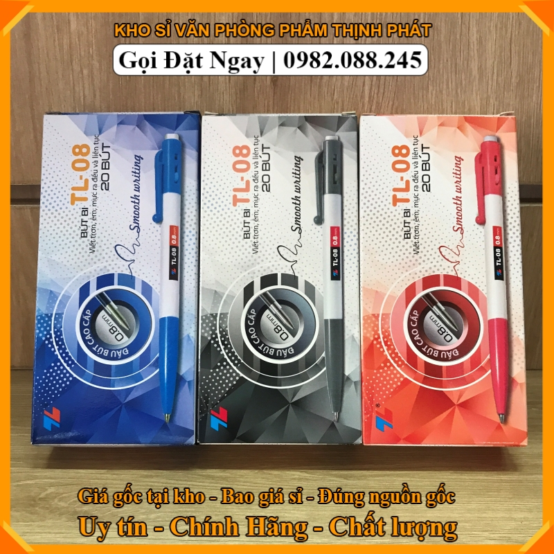 Hộp 20 bút bi FO-03 CHÍNH HÃNG