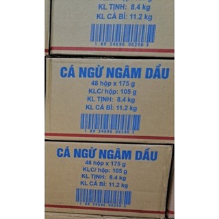 Thùng cá ngừ cắt khúc ngâm dầu 105g/175g