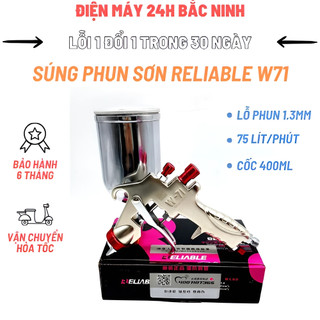 Súng phun sơn reliable w71 chính hãng cao cấp lỗ phun 1.3mm