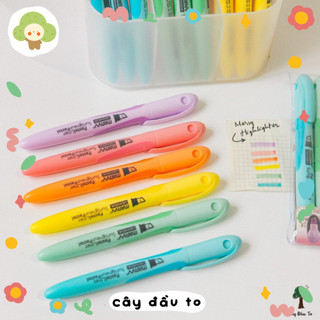 [Loại Lẻ] Bút Highlight Marvy Tone Màu Pastel Cây Đầu To