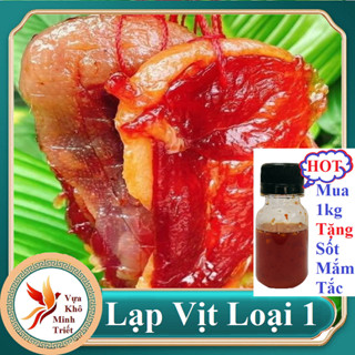 Lạp Vịt - Thịt Vịt 1kg - Đặc Sản Sóc trăng- [Tặng Kèm Sốt Tắc Chua Cay] Vựa Khô Minh Triết