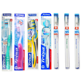 Bàn chải đánh răng trisa fresh cứng/vừa/mềm - bàn chải trisa thụy sĩ