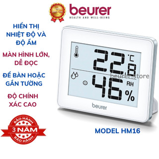 Nhiệt ẩm kế điện tử Beurer HM16, đo độ ẩm và nhiệt độ phòng