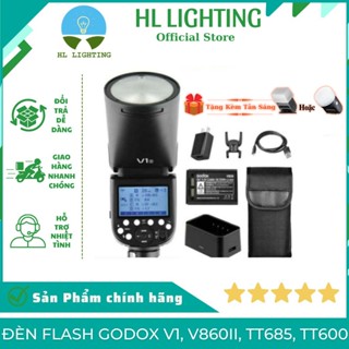 Đèn Flash Godox V1, V1Pro, V860II, V860III, TT685, TT600 Cho Canon, Sony, Nikon, Fuji HL Lighting