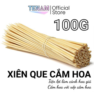  100g Que Gỗ Dài 27cm Làm Cành Hoa Lụa Hoa Giấy Handmade Trang Trí Sáng Tạo 