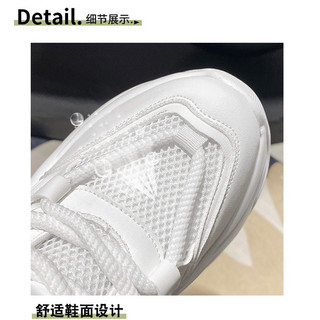 (SẴN HỒNG 35, ĐEN 38,39) Giày thể thao thời trang độn đế 10,5cm (sz34-39)