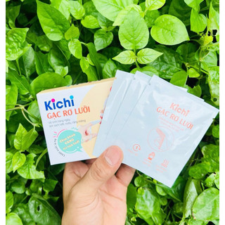 Gạc rơ lưỡi răng miệng cho bé Kichi ( gạc tẩm dd vệ sinh răng miệng)