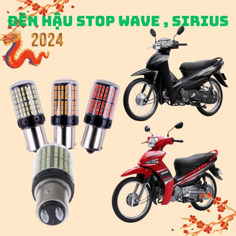 Đèn Hậu Siêu Sáng Nháy cho Wave, Sirius, Exciter, Winner, Dream, Ab, Future, Blade, [ 144 LED]