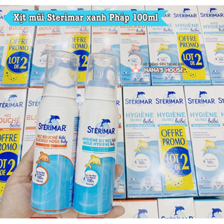 ￼Xịt muối mũi Sterimar nước biển sâu - xịt mũi cá heo vàng, cam Sterimar pháp 100ml