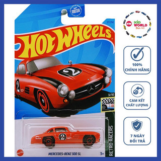 Xe mô hình hot wheels basic mercedes-benz 300 sl hkh02.