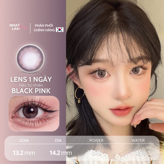 Lens 1 Ngày cấp ẩm 14-20h/ màu tím nhẹ viền đen giãn- Kính áp tròng 1 ngày chống tia UV | Nhatlam lens