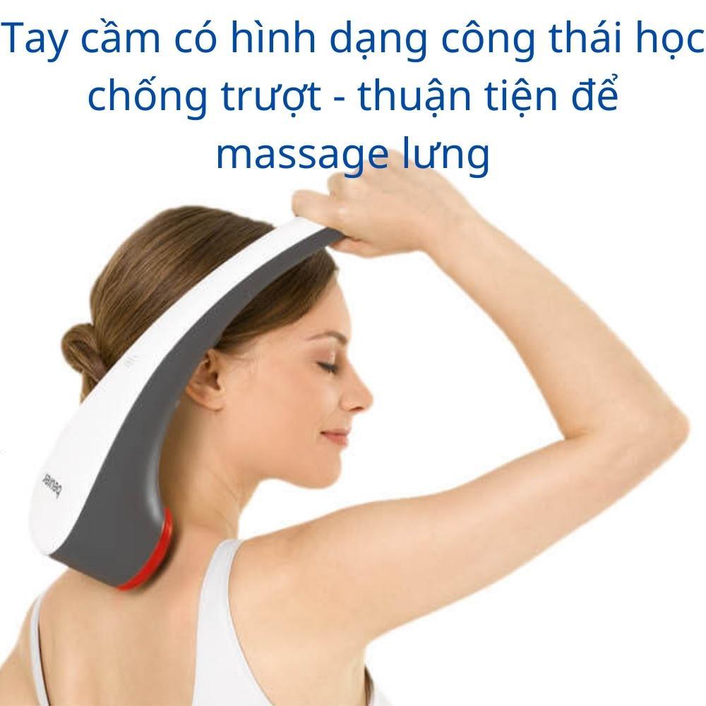 Máy massage hồng ngoại cầm tay Beurer MG55, mát xa xoa bóp bấm huyệt trị lệu cổ vai gáy bằng điện tiện lợi giá rẻ