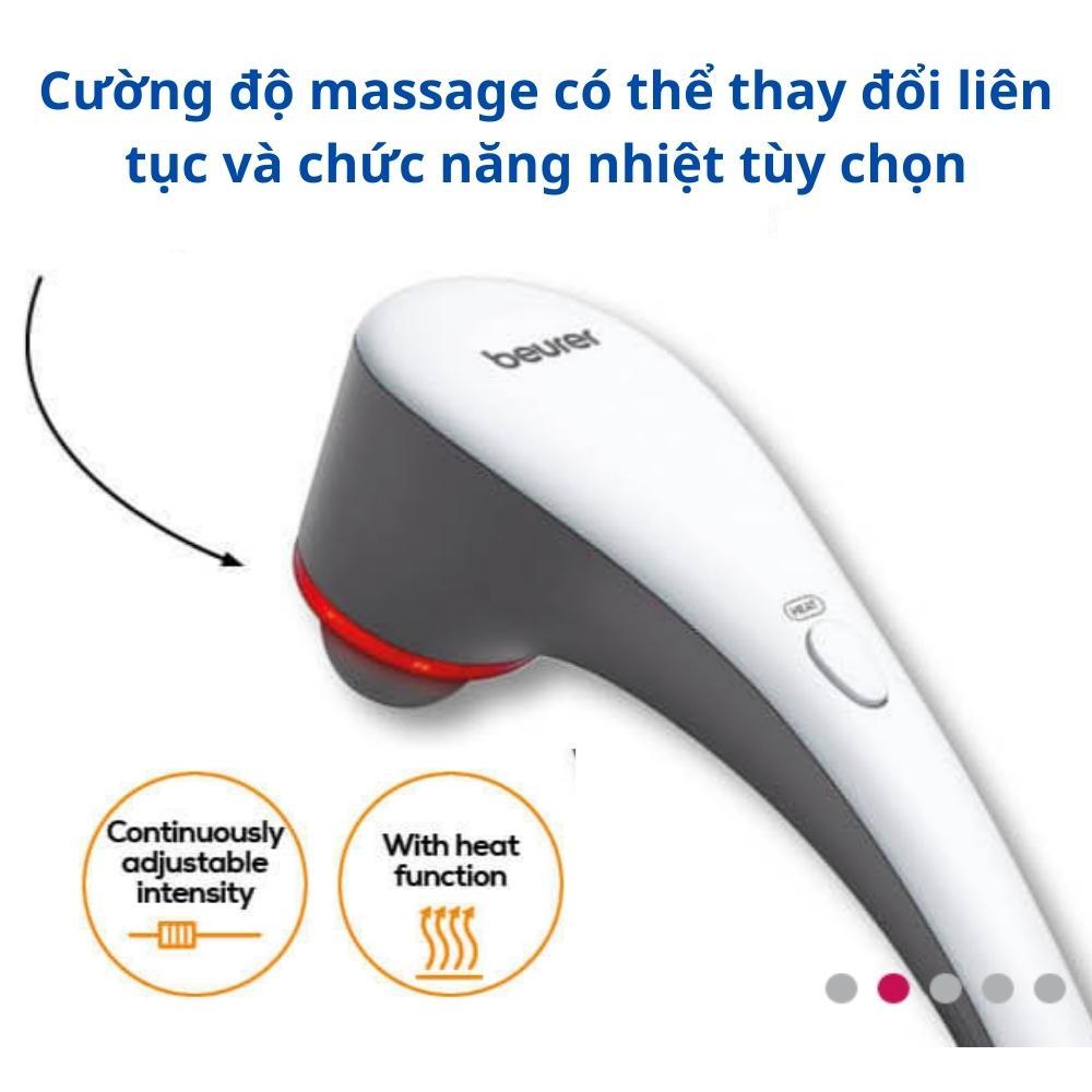 Máy massage hồng ngoại cầm tay Beurer MG55, mát xa xoa bóp bấm huyệt trị lệu cổ vai gáy bằng điện tiện lợi giá rẻ