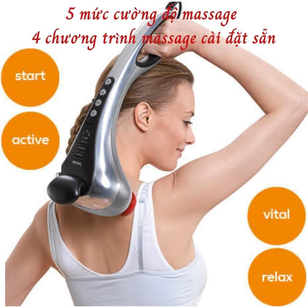 Máy massage cầm tay đèn hồng ngoại Beurer MG100, công nghệ tiên tiến, kiểu dáng hiện đại