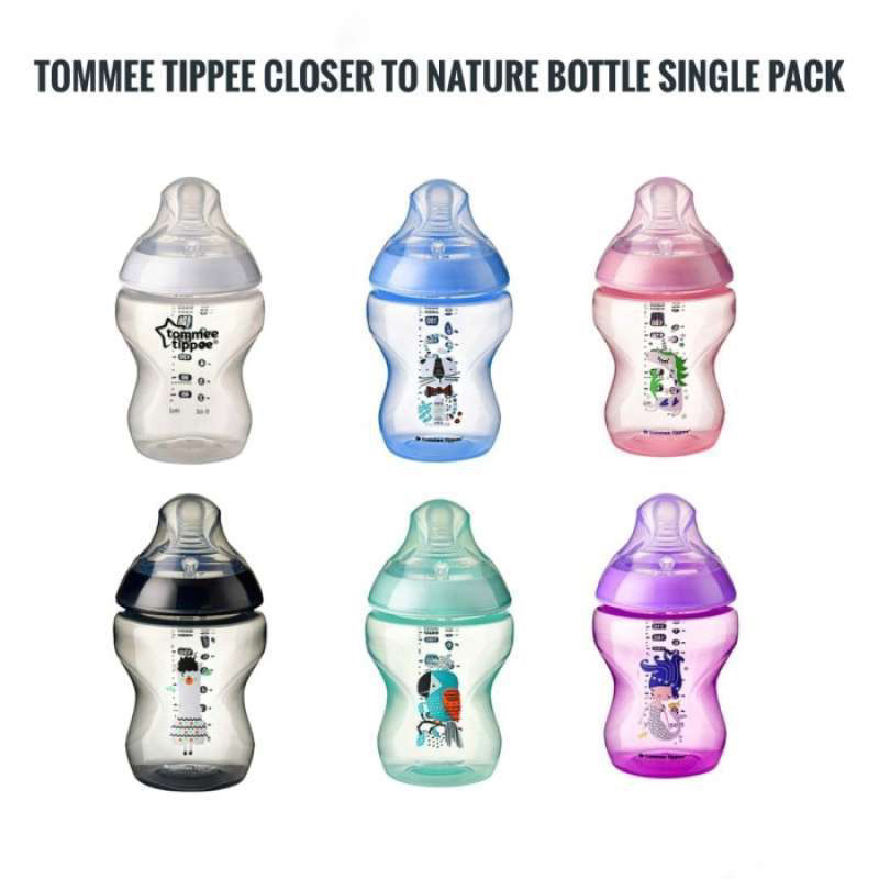 Bình sữa Tommee Tippee 260ml hoạ tiết tách set