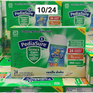 Thùng 24 chai sữa nước pediasure vani fiber 220ml của mỹ
