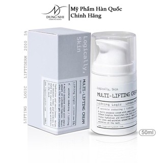 Kem nâng cơ Logically,Skin Multi-lifting Cream chứa LiftDerm 2000 5pt tăng sản sinh collagen 50ml