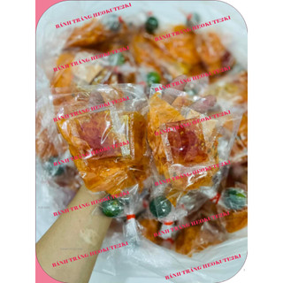 10 bịch bánh tráng trộn sợi dẻo ớt cam
