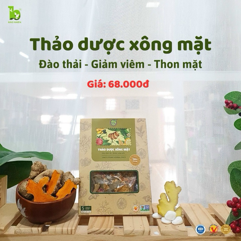 Combo 2 Hộp 10 gói thảo dược xông mặt Cung Đình 25gr/gói  - Làm đẹp Cung Đình - Bảo nhiên - Việt Nam