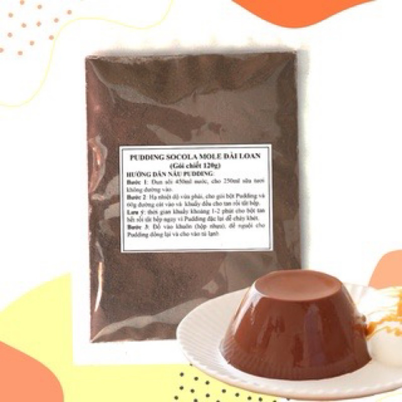 BỘT PUDDING MOLE CHIẾC LẺ GÓI 100g