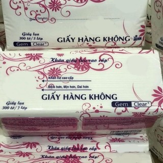 Giấy ăn lụa cao cấp,khăn giấy rút lụa gói 300 tờ