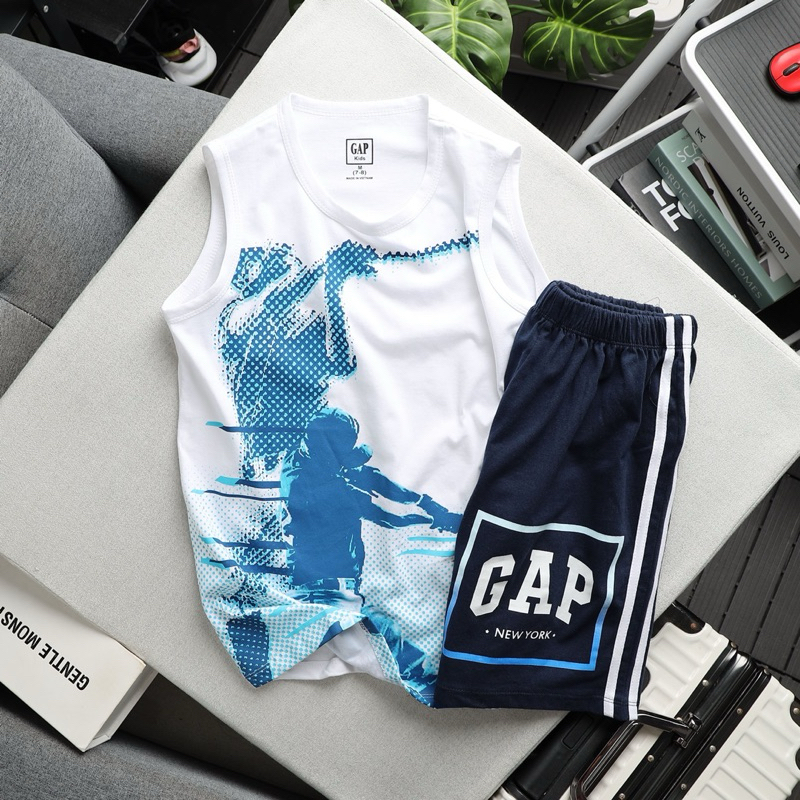 Bộ Thun Cotton Bé Trai Ba Lỗ