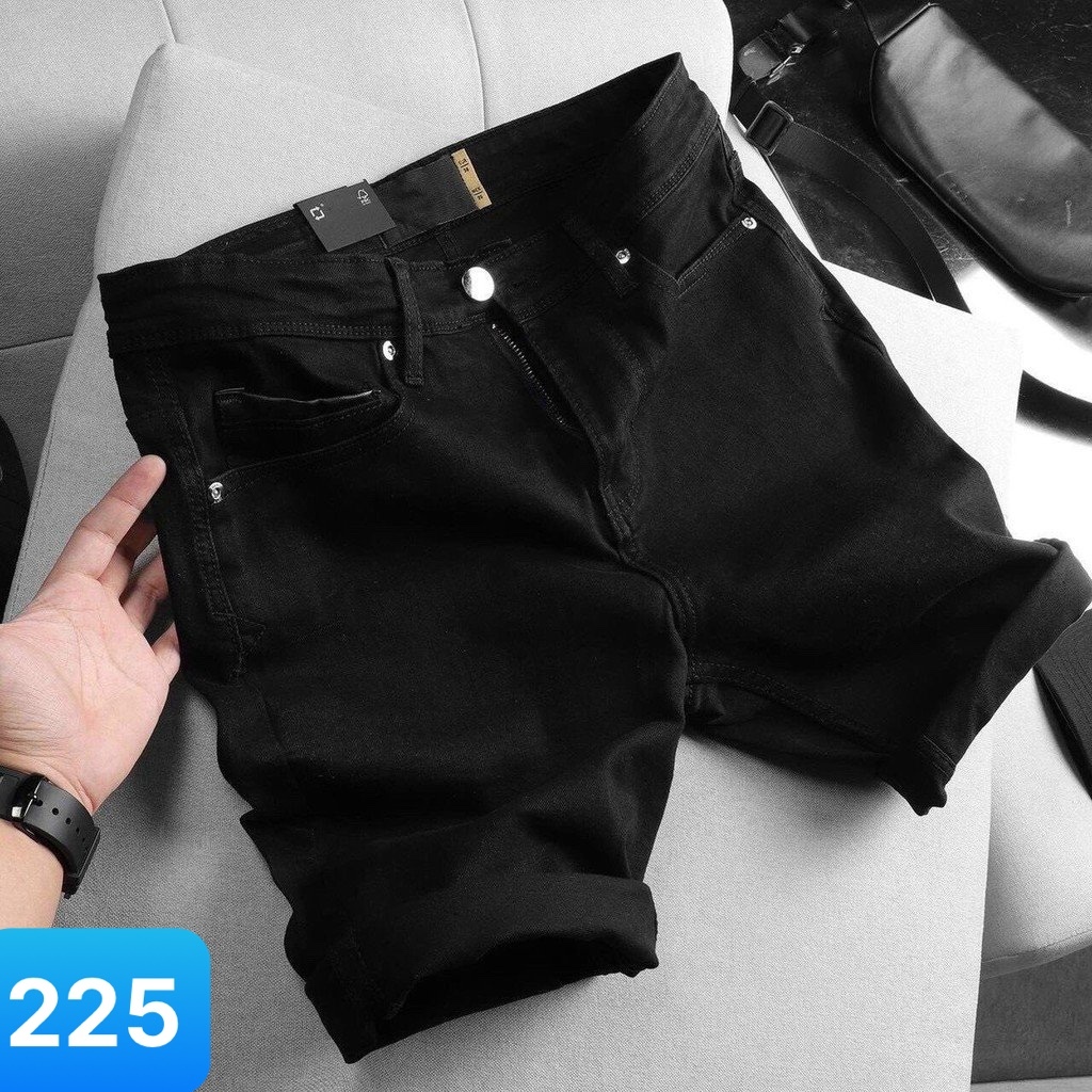 Quần Short Jean Nam chất bò cotton,quần lửng jean, Quần rin nam ngắn Ptz.boutique NHIỀU MẪU ĐẸP QS2225