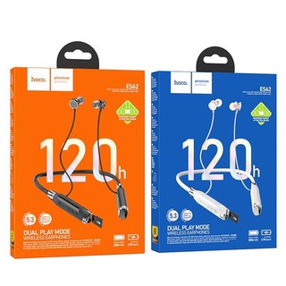 Tai nghe thể thao đeo cổ Hoco ES62, tai nghe bluetooth hỗ trợ mic đàm thoại, 120h nghe nhạc