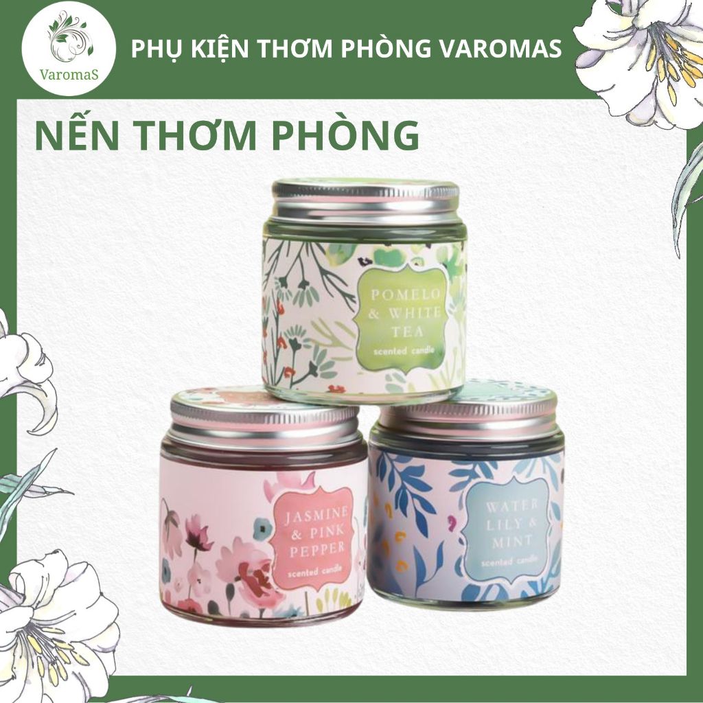 Nên Thơm Phòng Four Seasons Từ Sáp Đậu Nành Không Khói Tạo Hương Thơm Thư Giãn NEN12 180g