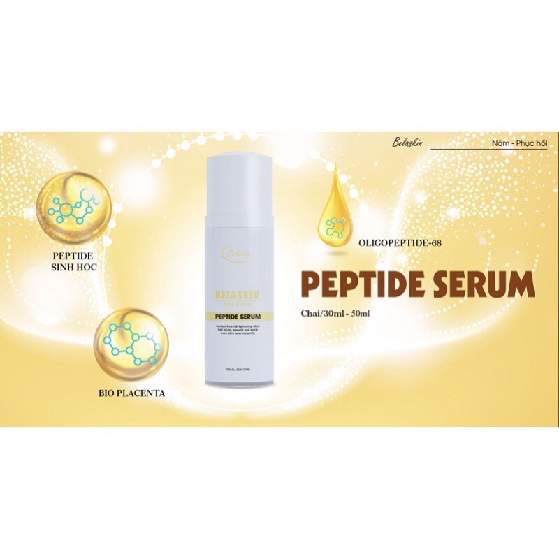 Srum Peptide Belaskin chính hãng( nuôi dưỡng cấp ẩm phục hồi da)