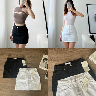 Chân Váy Jean Chữ A Xuất Xịn