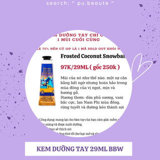 Kem tay coconut 29ml