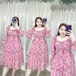 Đầm đan dây tay dài