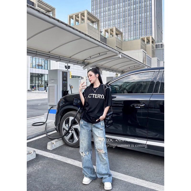 Overtee ARCTERYX/unisex/overtee/oversize/áo phông/lmlstore/lmlqccc