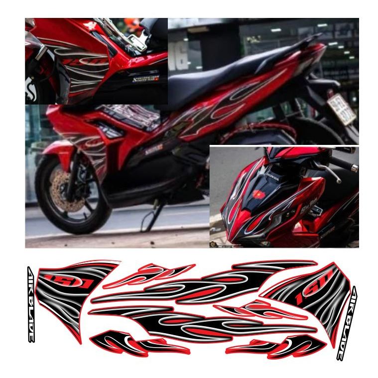 tem ab 2020 150cc lửa đỏ đen