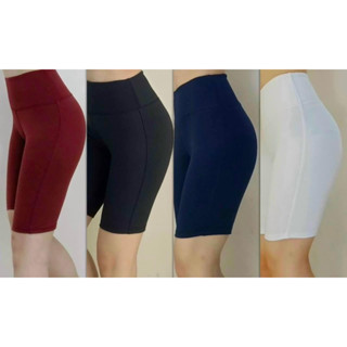 (CÓ BIGSIZE 90KG) Quần legging biker trơn ngang gối nhiều màu mang đi tập đi chơi đều thoải mái