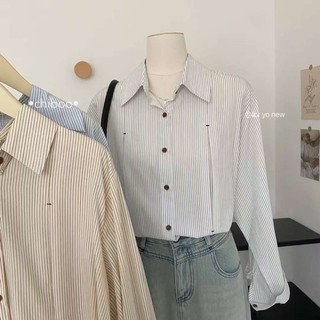 ÁO SƠ MI KẺ XẾP LY BASIC