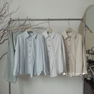 ÁO SƠ MI KẺ XẾP LY BASIC