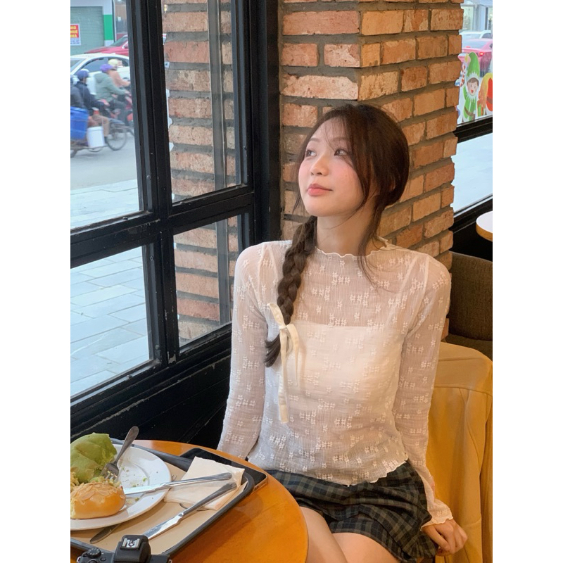 Dóra the label - Áo ren hoa xuyên thấu Cupcake, KHÔNG KÈM áo trong | BigBuy360 - bigbuy360.vn