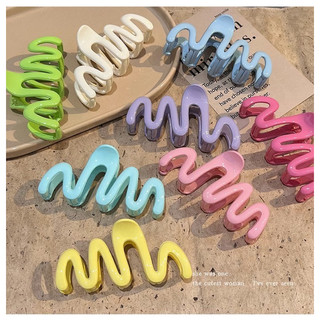 Kẹp Tóc Hình Gợn Sóng Nhiều Màu Sắc Size 10.5cm