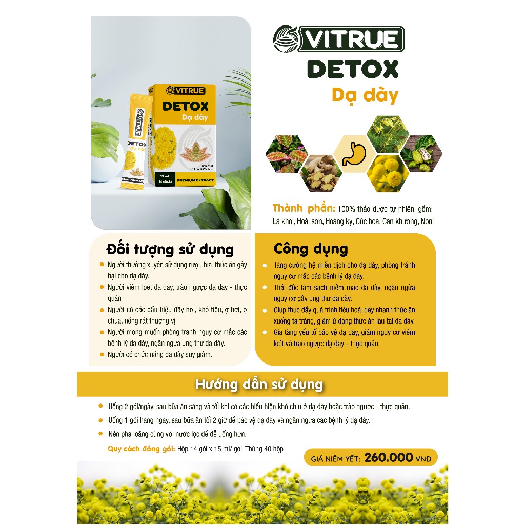 DETOX THẢI ĐỘCVitrue Detox Đại Tràng,Vitrue Detox Gan,Vitrue Detox Phổi