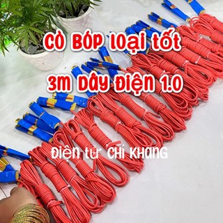 Cò bóp thủy tinh phíp đồng loại tốt 3m dây 1.0 - Điện Tử Chí Khang