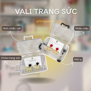 Hộp đựng đồ hình vali hành lý mini độc đáo dễ thương